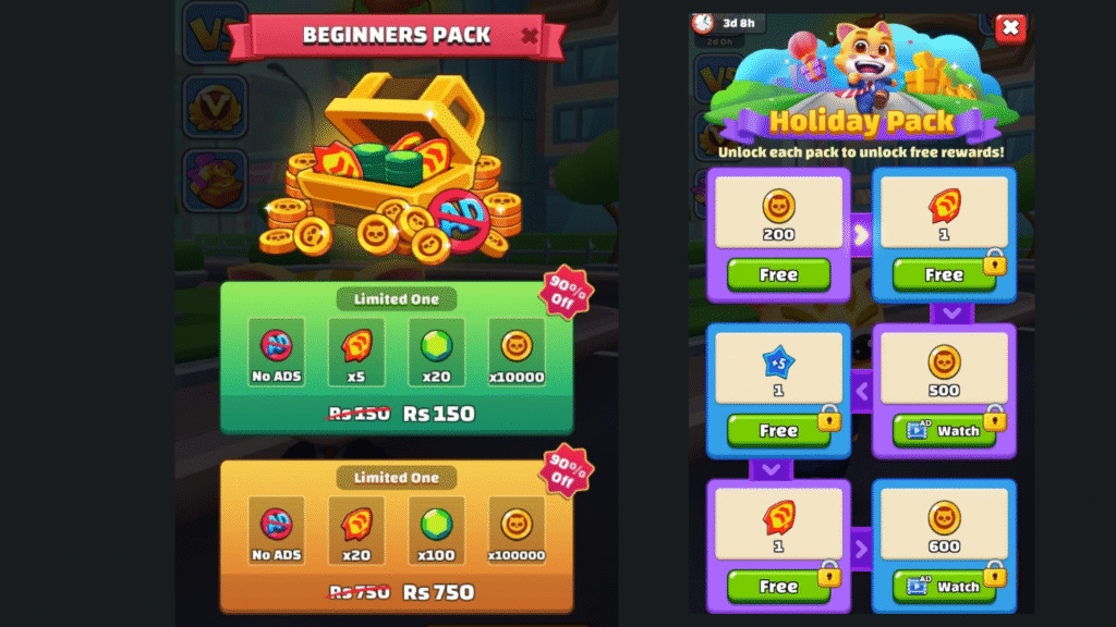 Cat runner game rewards